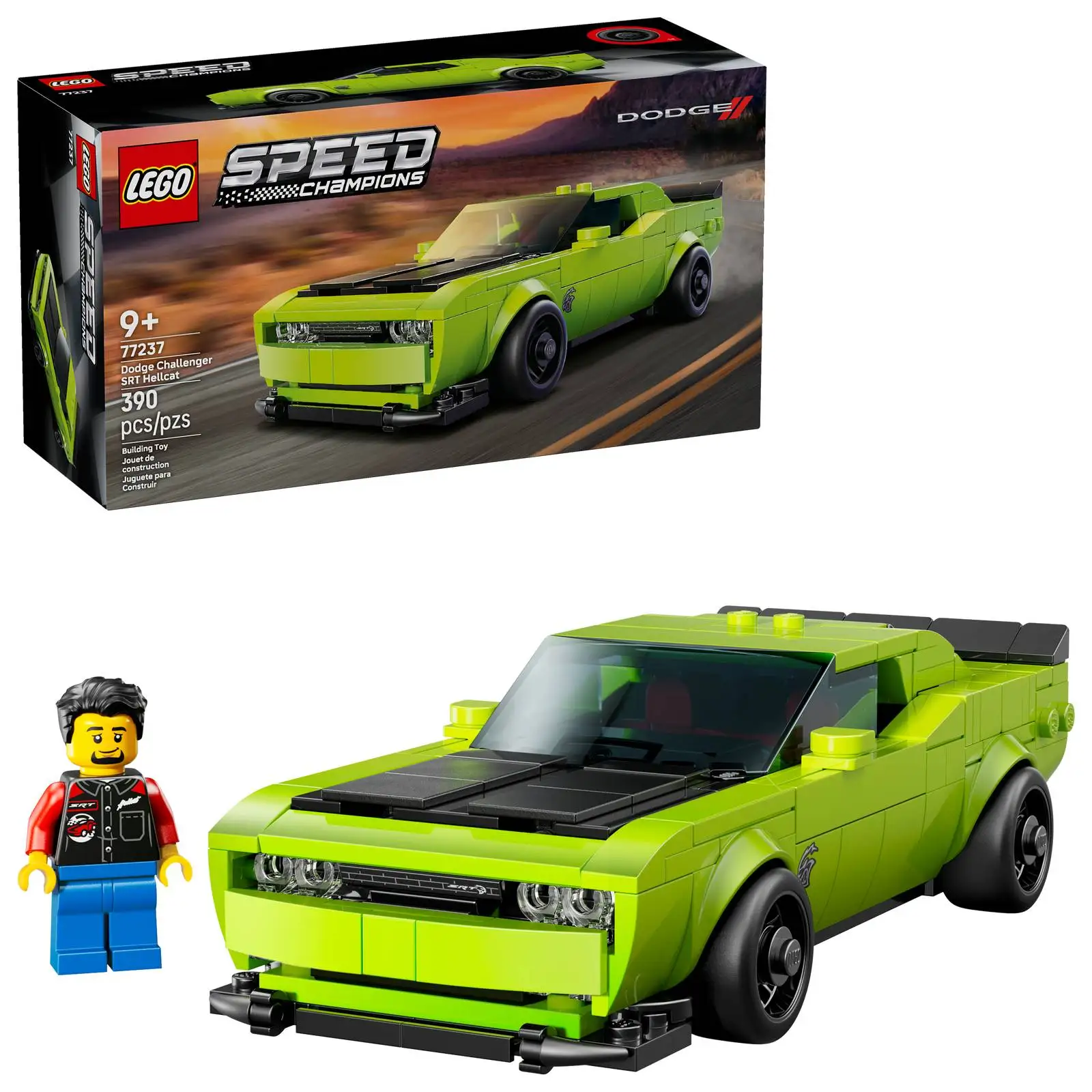 lego®-speed-champions-dodge-challenger-srt-hellcat-sports-car-77237-toy-for-ages-9-birthday-gift-390-pieces