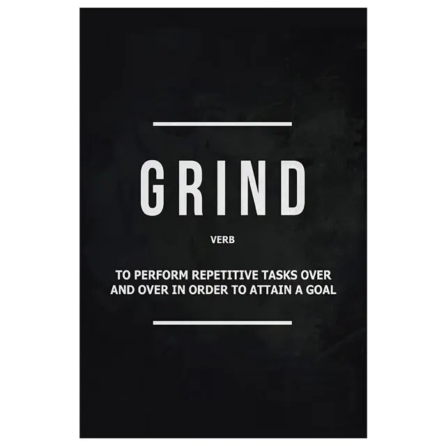 Grind Hustle Execution Motivierendes Zitat Leinwand-Wandkunst Inspirierende Poster und Drucke für Wohnzimmer Heimdekoration Ungerahmt – Detail 1