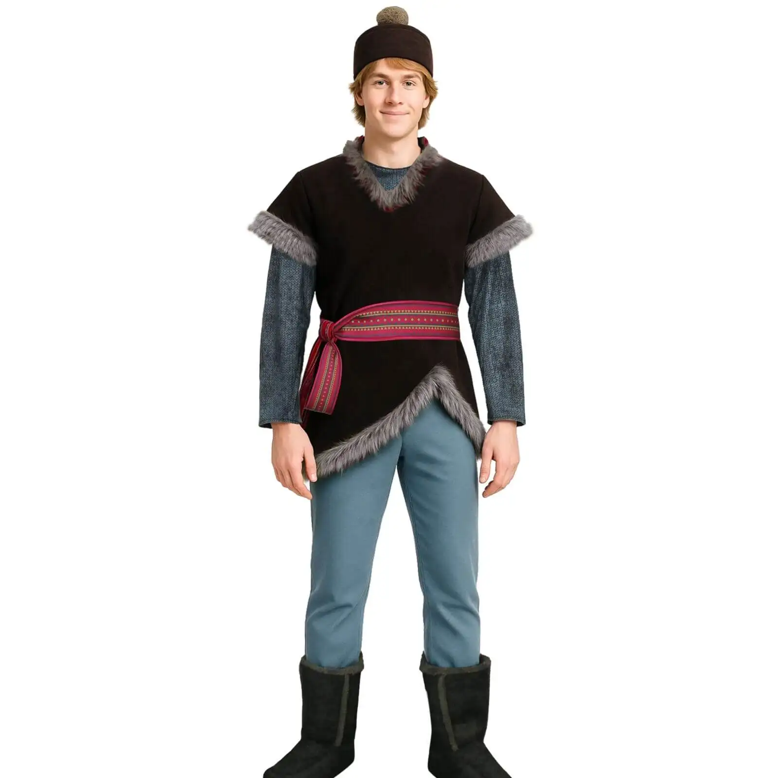 

Men's Kristoff Bjorgman Cosplay Costume Iceman Movie Halloween Christmas Stage Performance Theme Party Outfit Gifts-Takerlama
