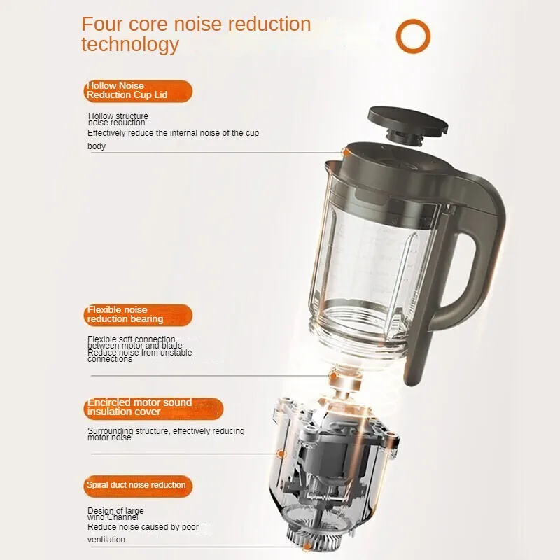 Joyoung High Speed Blender with Quiet Motor Large Touch Screen Sterilizing and Multifunctional Juicer P139 220V