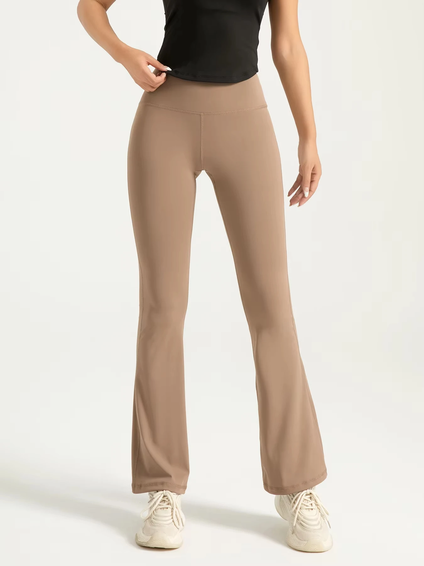 Bootcut-Yogahose für Damen mit hoher Taille – ausgestellte Leggings für Workout und Freizeitkleidung – bequeme und stilvolle Activewear