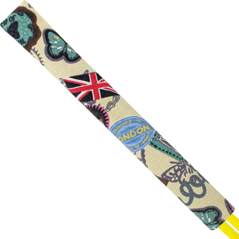 

Случайный цветочный дизайн ткани для чехла головки указателя направления для гольфа и аксессуаров для гольфа, изготовлен из полиуретана, прочный