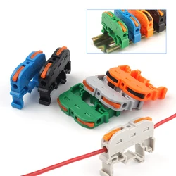 Quick Wire Connector 211 Din Rail Type Press Terminal Instead Of UK2.5B Compact Splicing Conductor Cable Terminal Block SPL