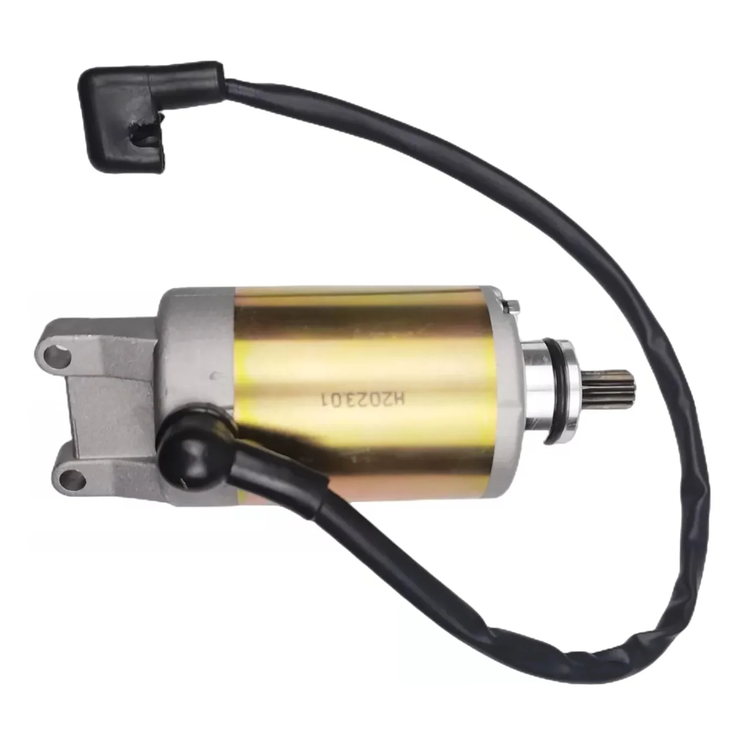 1x Starter Motor with Solenoid Relay for Italika ATV200 12V Motorcycle / Four wheeled vehicle Motorcycle Accessorie