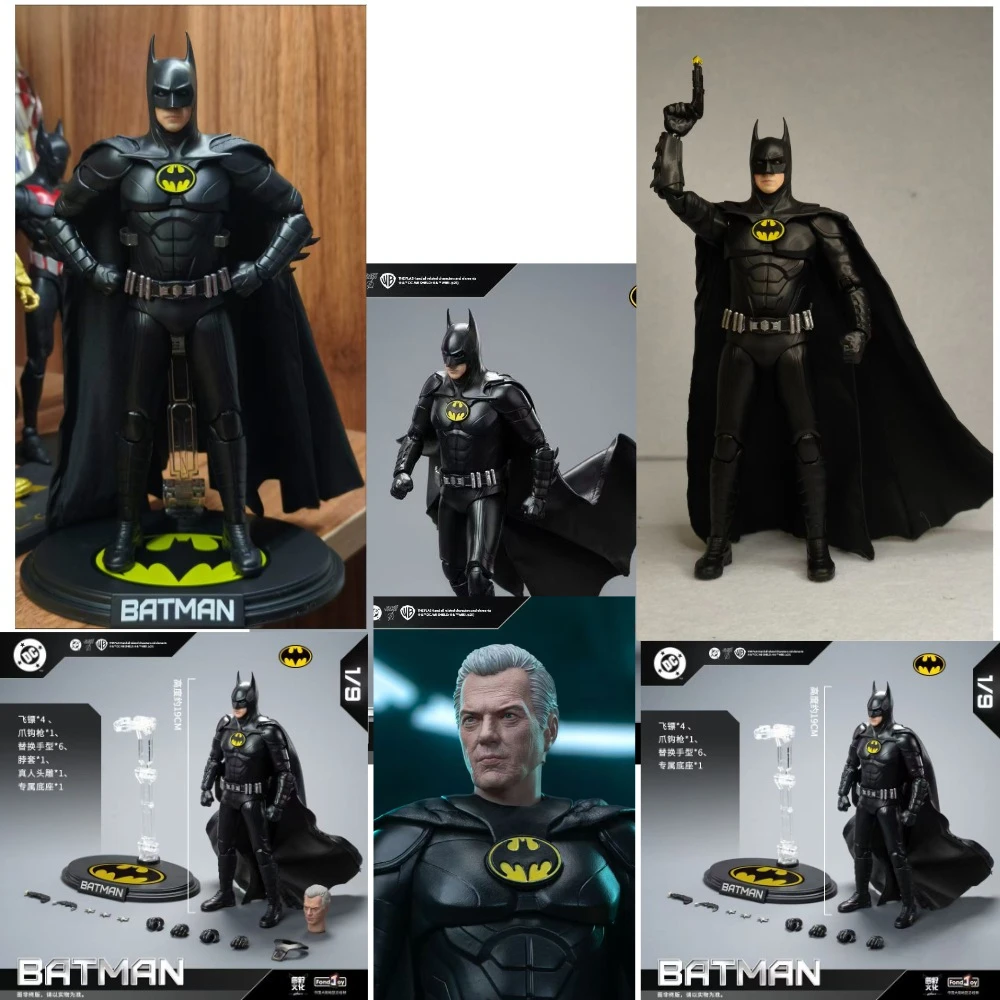 

В наличии: Фигурка FondJoy 1/9 Майкл Китон Бэтмен 2023, классический образ, DC Justice League, супергерой, ПВХ, с подвижными суставами, детская игрушка