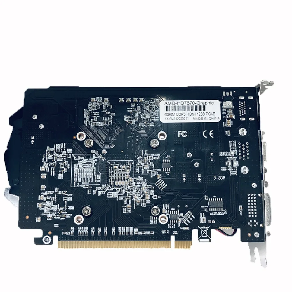 HD7670 4G Discrete Graphics Card, Desktop PC GPU, HD6770 4G Video Card for Computer Upgrade & Assembly