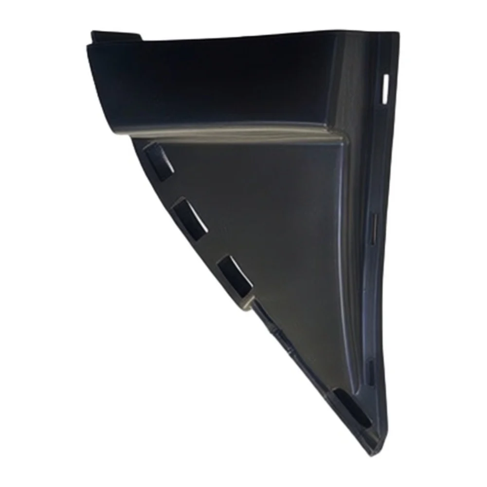 For Engine Cooling System BLACK Bumper Duct Segment Cover DIY Installation Solution Engine Cooling Duct ABS Plastic Construction