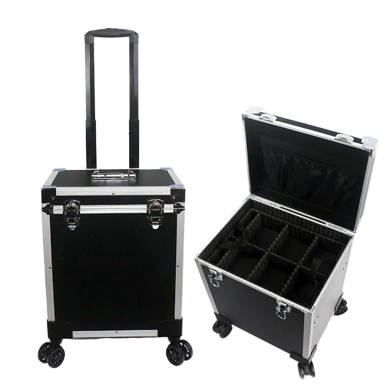 

Large Capacity Furniture Repair Maintenance Paint Storage Trolley Brakeable Universal Wheels Multi Function Tool Box ODM Case