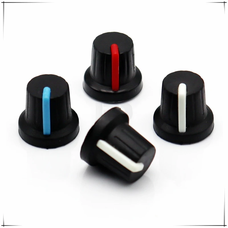 Bild 4: 10PCS 16×14mm Weiche gummi Knopf Kappe Potentiometer Encoder Knopf kappe Verstärker lautstärker knopf kappe Blume Geformt innere Loch 6mm