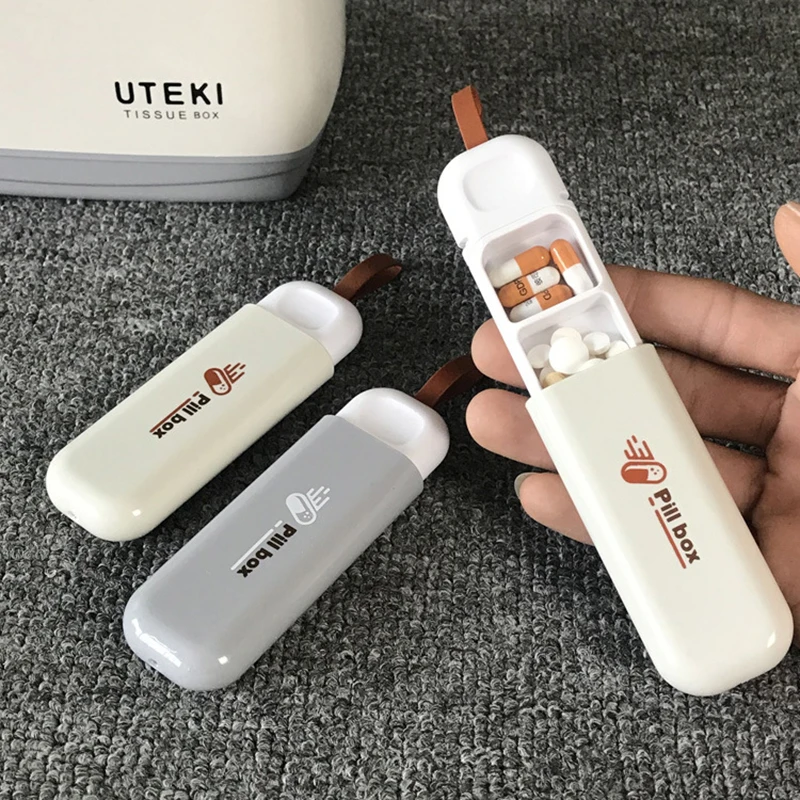 

Pill Medicine Box Medicine Case Health Care Container Case Pill Box Splitters Travel Pill Box Tiny Box Easy to Carry