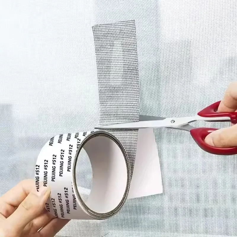 1/2/3 ROLLS Waterproof Self-Adhesive Window Screen Repair Mesh Covering Holes Fixing Patches Repairing Torn Insect Proof