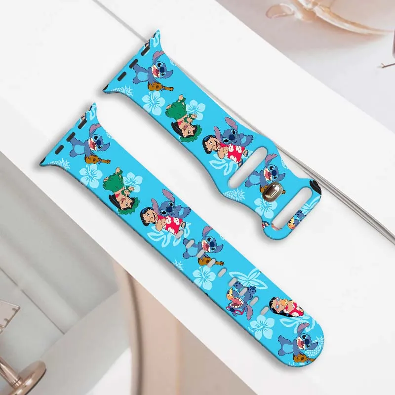 

Cartoon Disney 15 Series for Apple Watch 10 9 8 Band Replaceable Bracelet for iWatch 46mm 42mm 41mm 40mm Watchband