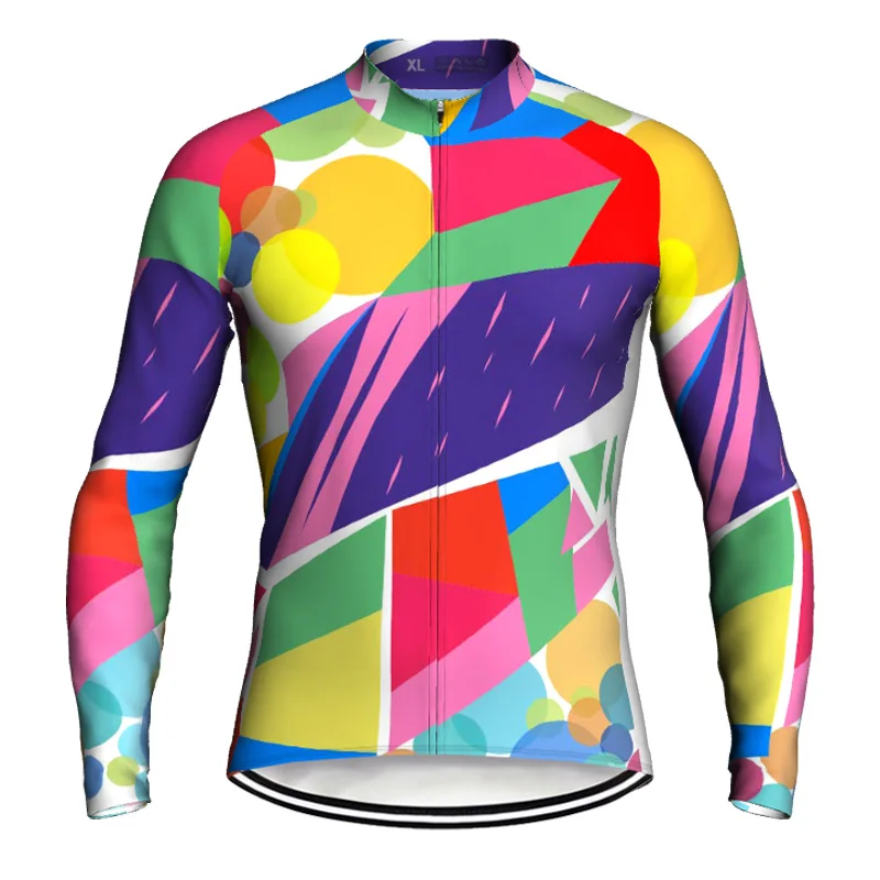 

Pro Bike Team Cycling Jersey Bicycle MTB Long Jacket Clothes Downhill Road Shirt Crossmax Mountain Tight Wear Colored Sport Top