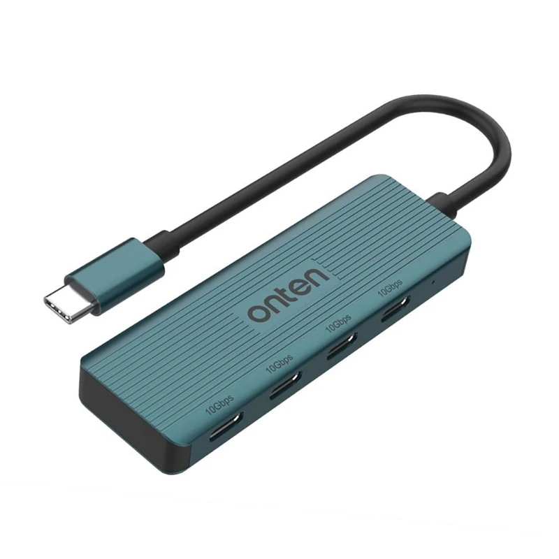 Versatile USB C Converter USB C Hub Aluminum Alloy Data Hub for Laptop, Mobile Connects Multiple Devices Simultaneously