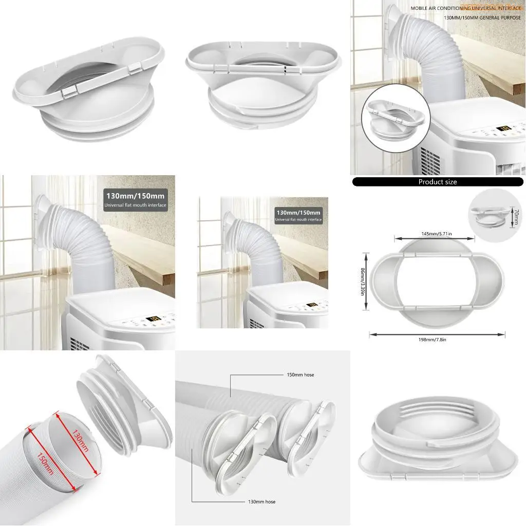 

K1AE Secult Fit Portable AC -выхлопная труба Усиленная пластиковая система блокировки