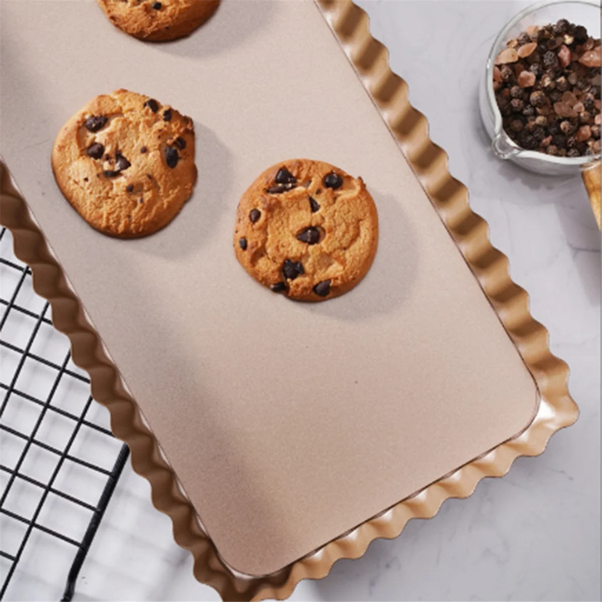 ONCE 14 Inch Cake Mold Baking Tool Toast Bread Loaf Pan with Removeable Bottom Baking Pan Household Bakeware Baking Pan