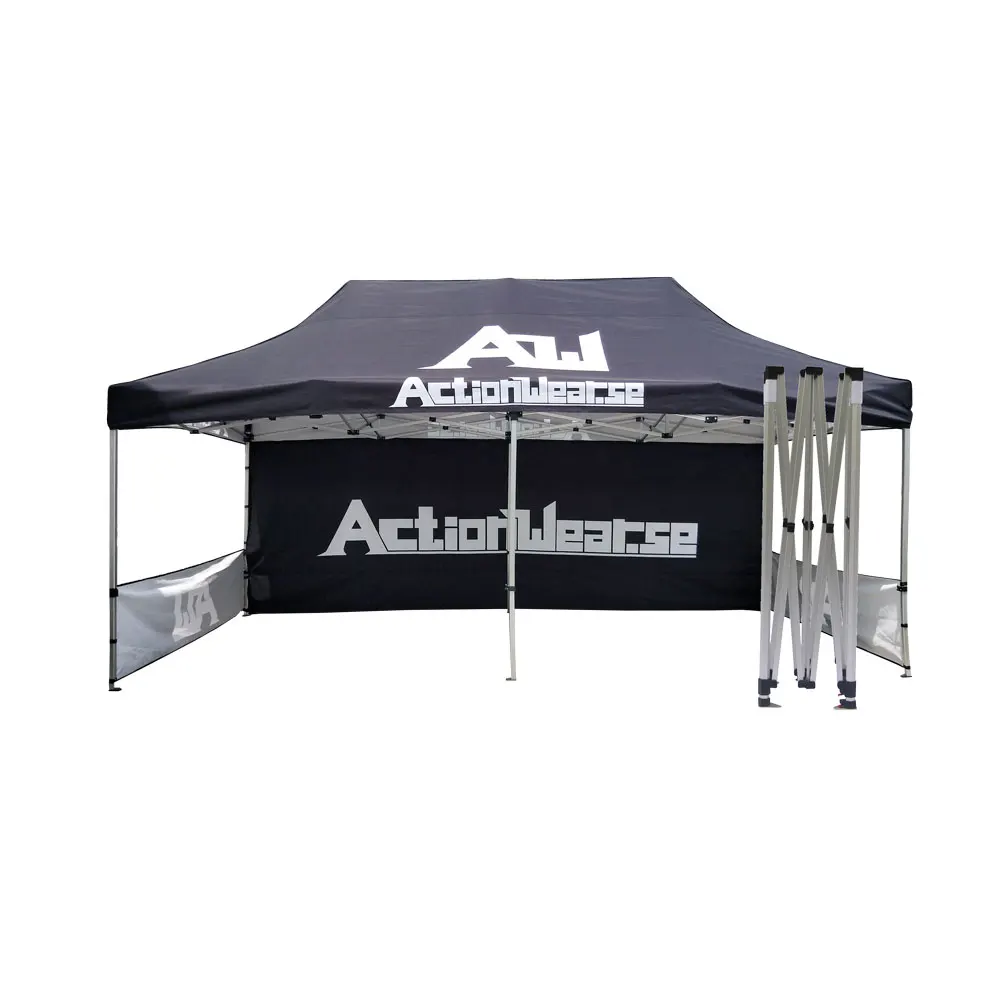 

Custom 10x10 Ft. 3x3 M Custom Logo Design Trade Show Heavy Duty Folding Tents 10X20 Pop Up Canopy Tent Market Promotional Gazebo