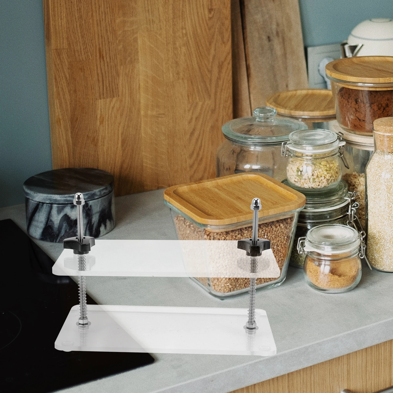 

Cheese Press Board Acrylic Metal Diy Tofu Mold Moisture Remover Household Cheese Making Tool Tofu Presser