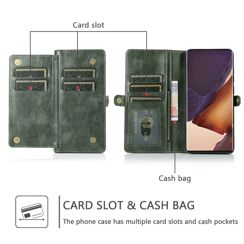 Magnetic Leather Wallet Card Phone Case For Samsung Galaxy A54 A14 A73 A53 A33 A13 A72 A52S A32 A51 A71 Flip Purse Holder Cover