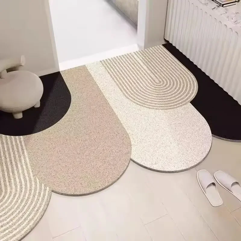 Home Welcome Doormat Entrance Hallway Carpet Rectangle Cuttable Printed Bath Non-Slip Floor Rugs Front Door Mat Indoor Rugs Mat