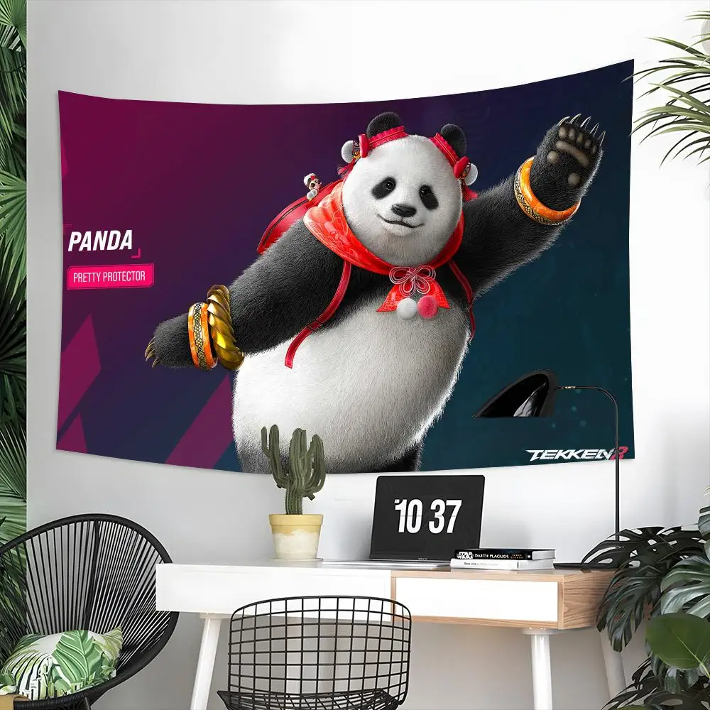 Fighting Game T-Tekken 8 Tapestry Microfiber Tapestry Wall Hanging Decor for Bedroom Living Room Home Outdoor Festival