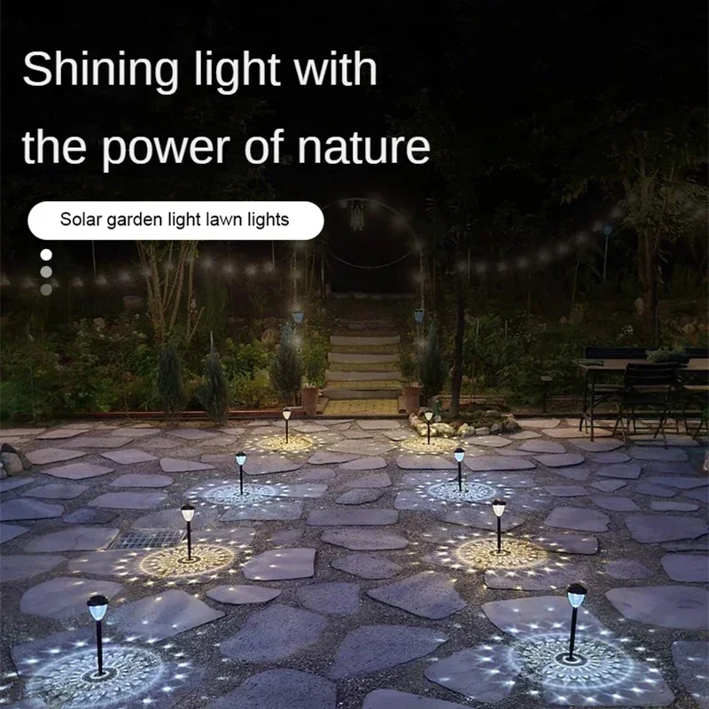 Solar Outdoor Lights Waterproof Solar Pathway Lights,8 Hrs Long-Lasting Landscape Lighting Solar Garden Lights For Garden Decor