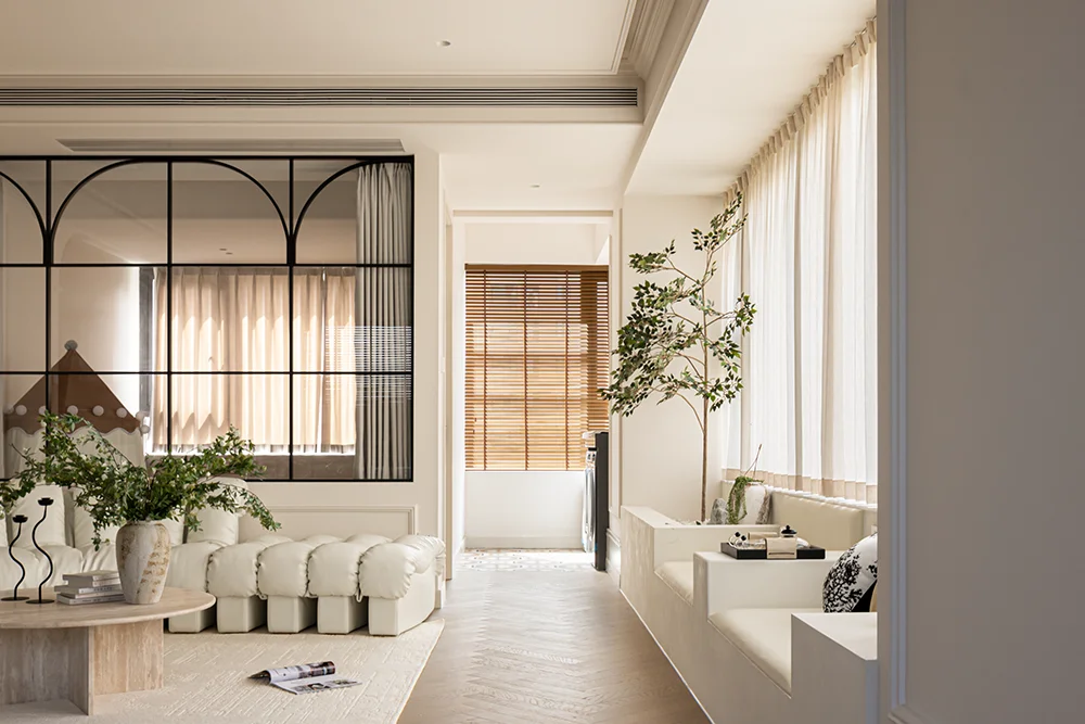 Sanhai النمط الفرنسي التصميم الداخلي منزل داخلي البناء رسم الخطة الرئيسية تخطيط المنزل قصر خدمة مخصصة العمل #3