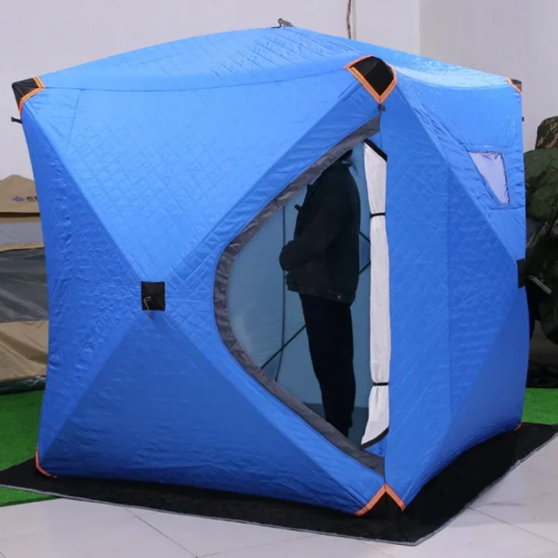 Oxford Cloth Winter Fishing Tent Professional Quick Automatic Opening Tents Keep Warm Intensification Camping Ice Fishing House