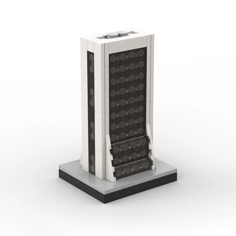 134 stücke MOC 1 Solow Gebäude Architektur Modell Blöcke DIY Weihnachten Geschenk Kreative Spielzeug Idee Bildung Geburtstag Kinder Ziegel