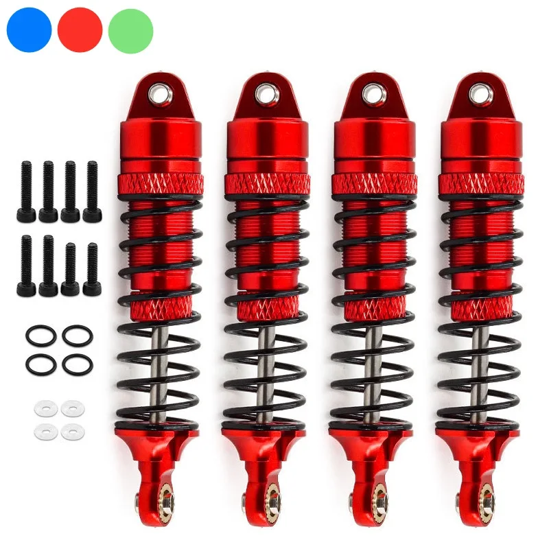 4Pcs Metal Front and Rear Shock Absorber Damper for Traxxas LaTrax Teton Desert Prerunner SST 1/18 RC Truck Car Upgrade Parts