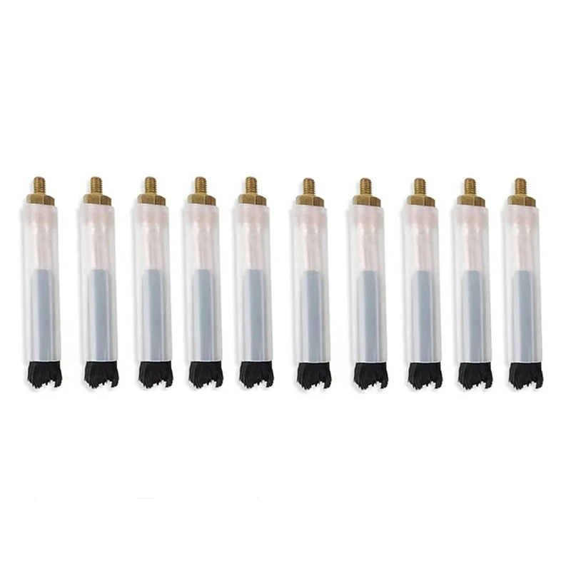 A96I-10Pcs M6 Weld Brushes For Weld Seam Bead Joint Cleaning Polishing Machine Cleaner Polishing Brush Head For Steel Weld