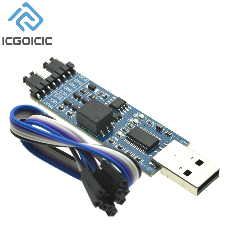 USB To TTL Module FT232/CP2102/CH340 USB To UART Serial Port Module With Signal Isolation