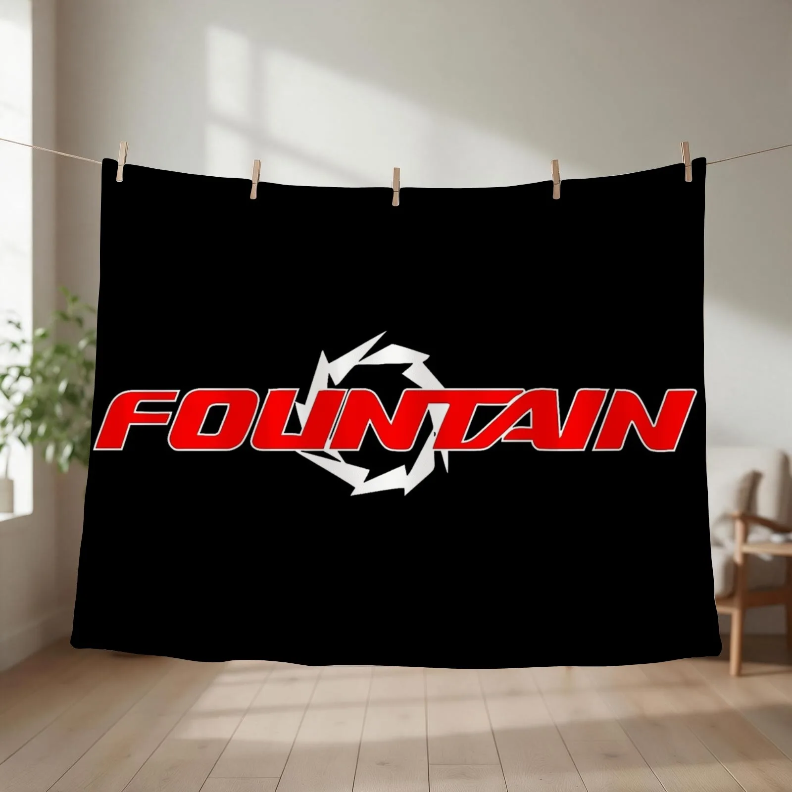 Fountain Boats LOGO Throw Blanket Baby Decorative Sofa Weighted Luxury Brand Blankets