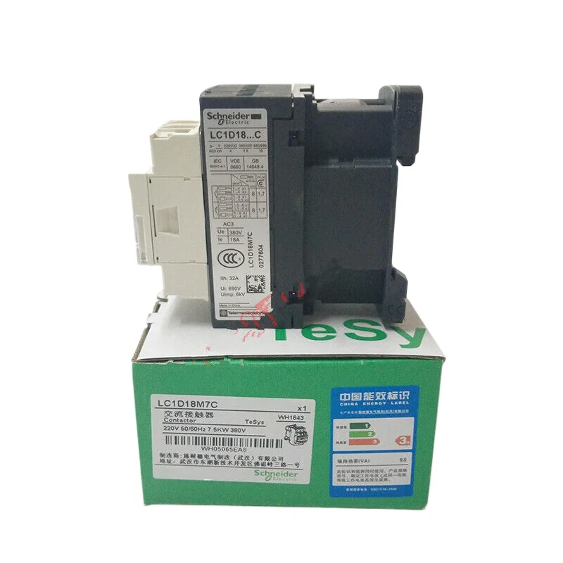 

Schneider LC1D18M7C 220VAC Contactor 18A