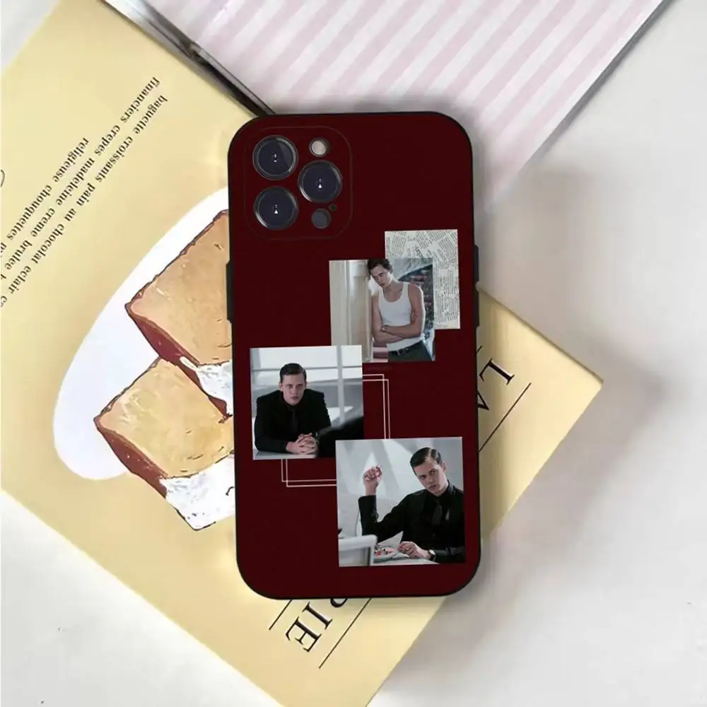 Bill Skarsgard Phone Case For iPhone 6,17,16,15,14,13,12,11 Plus,Pro Max,XS,X,XR,SE,Mini,8,7,Soft Silicone Black Cover