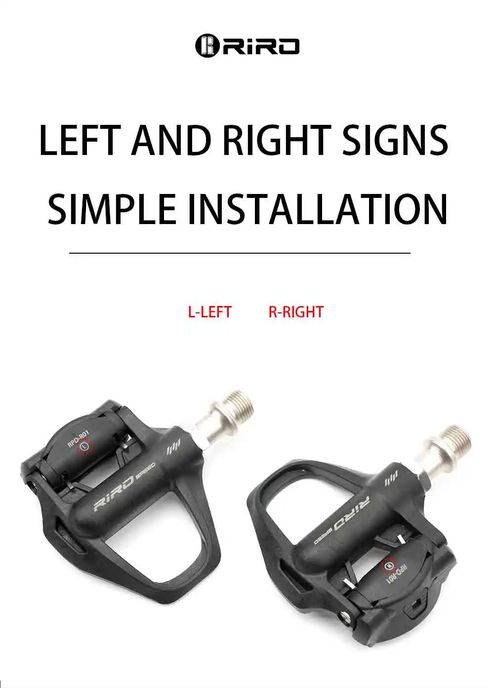 RIRO Clipless Rennradpedale, SPD-kompatibel, Nylonlager, Fahrradpedale, Sport- und Fitnessausrüstung für Radfahrer – Detail 3