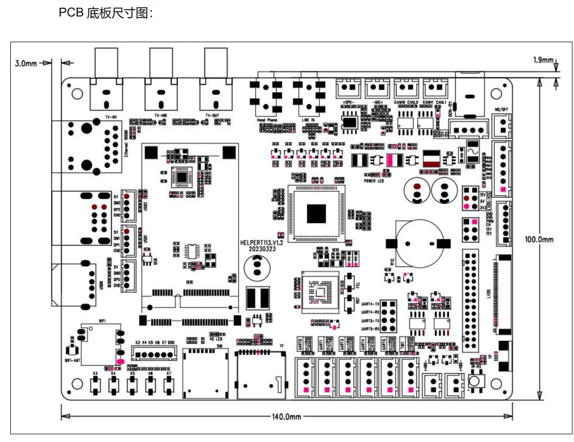 Helper T113-S3 development board used for industry automation and android development board for health care monitor automation