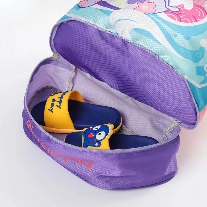 

Kids Waterproof Swim Bag with Dry Wet Separation Cute Cartoon Beach Backpack for Swimming Sports and Outdoor Activities