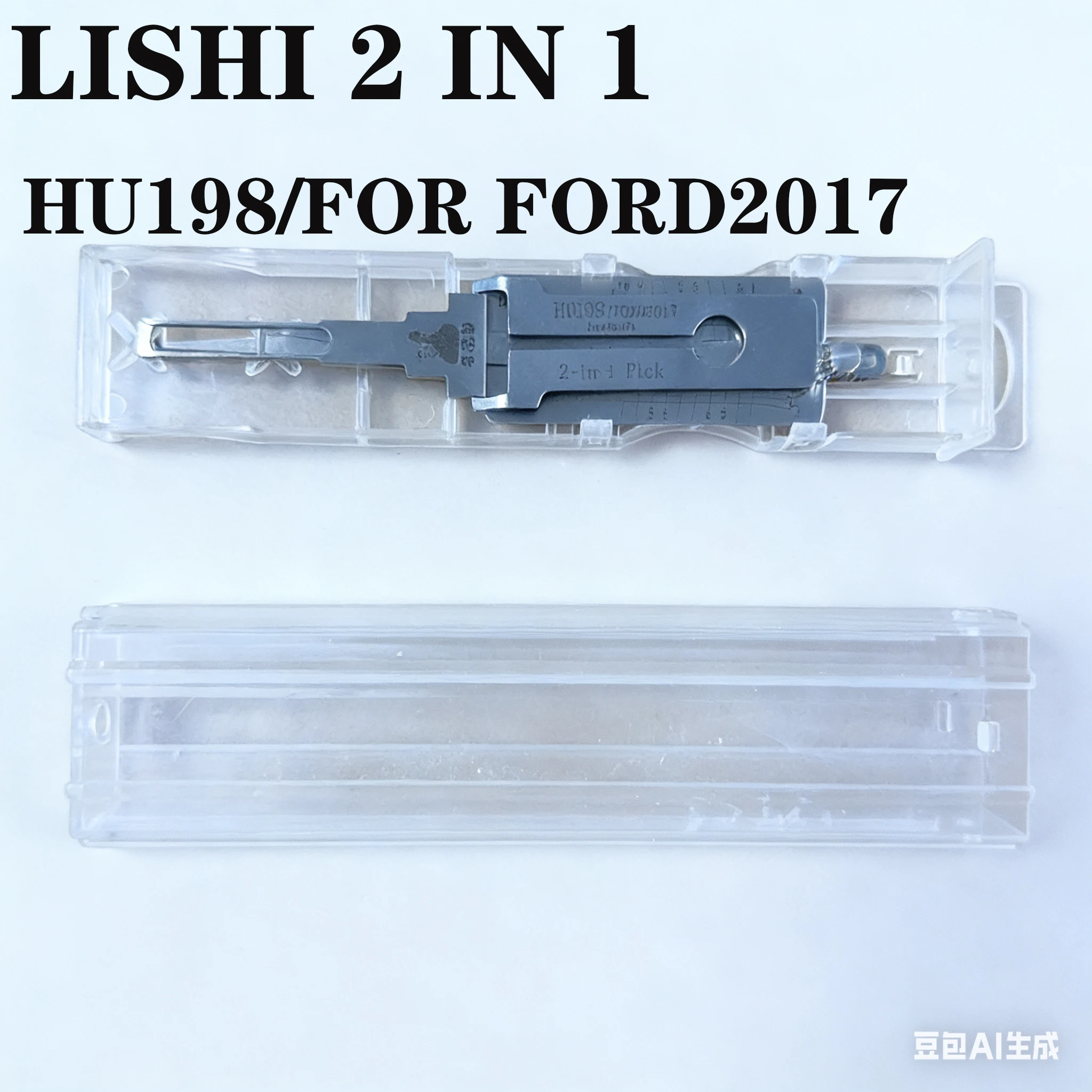 LISHI Auto. Pick FOR FORD Suits Keyways (HU198) 2021+ (F150 P Series) 10 cuts IGN/DR/BT