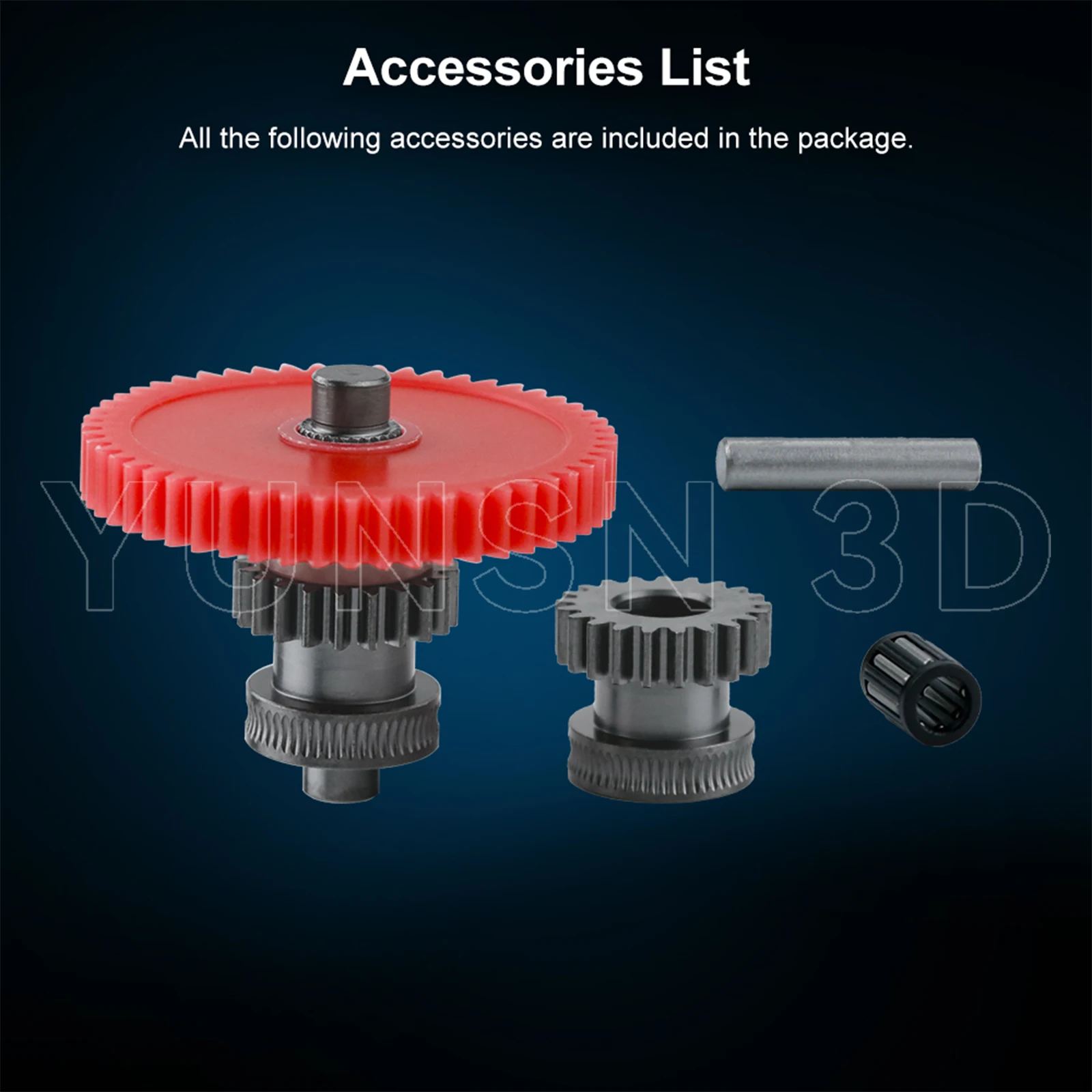 Zahnräder für Neptune 4/Pro/Plus/Max, nanobeschichteter Formstahl, integrierte Extruder-Zahnräder, CNC-präzises Druckkit für ELEGOO 3D-Drucker – Detail 7