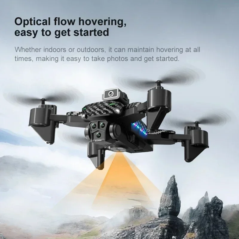 For Xiaomi KY605S RC Drone 8K With Three Camera Wide Angle Optical Flow Localization Four-way Obstacle Avoidance Quadcopter Toys