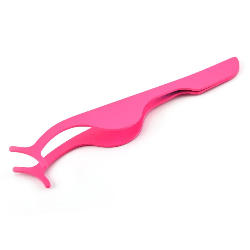 Pinça de cílios postiços aplicador de cílios falsos aplicador de extensão de cílios modelador de cílios ferramentas de pinça profissional