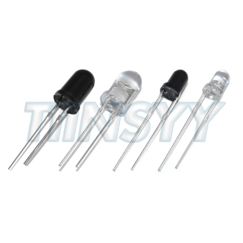 3mm 5mm 940nm LEDs Infrared Emitter and IR Receiver Diode Diodes 301A for Arduino