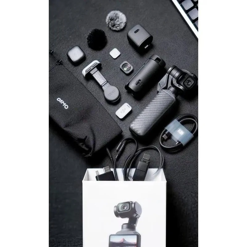 4K Handheld Pocket Gimbal Camera WiFi Touch Screen 50m Waterproof for Video Photography Outdoor Adventure Activities