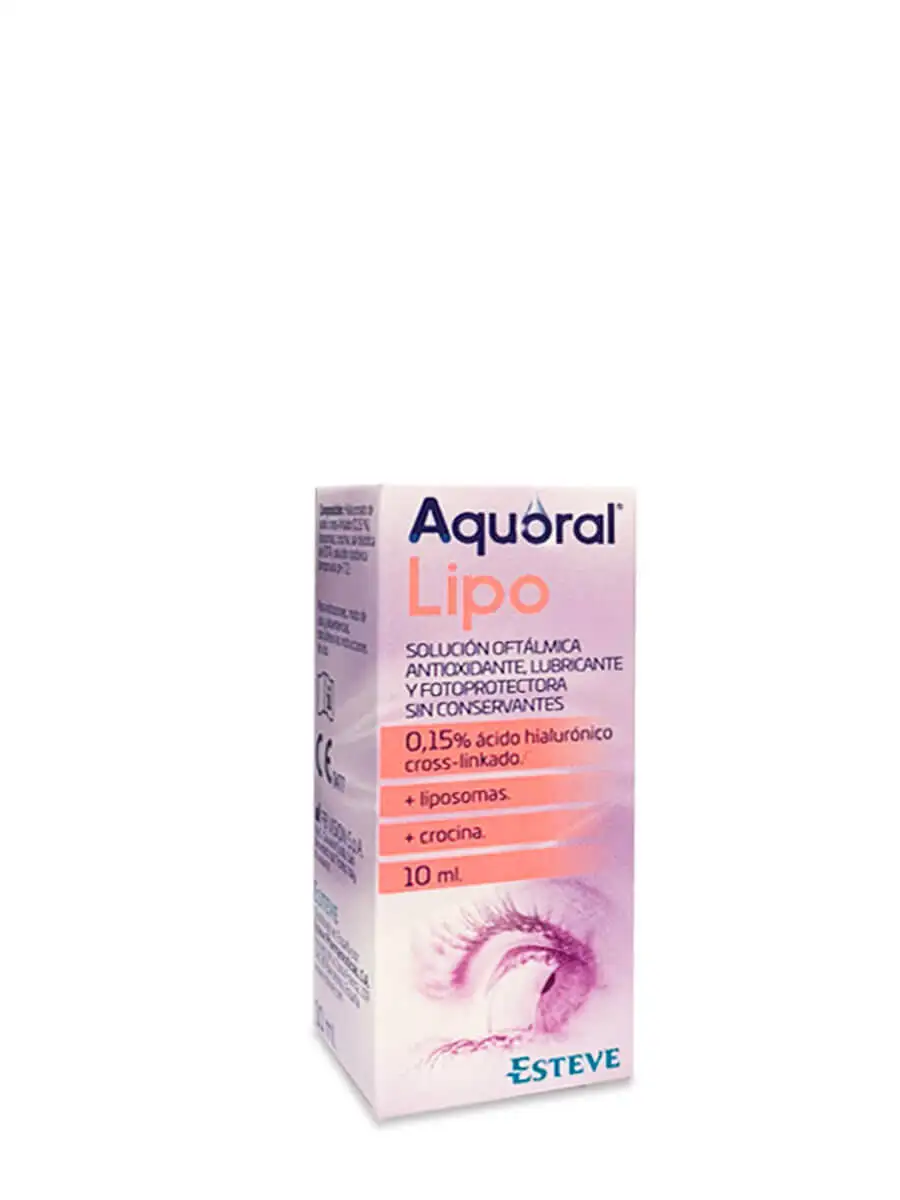 Aquoral lipo ophthalmic drops 10 ml-lubricant and antioxidant ophthalmological solution without preservatives