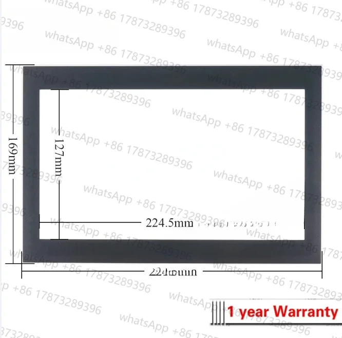 Für Delta DOP-110WS Touchscreen Glas Panel Digitizer für Delta DOP-110WS Touchscreen mit Front Overlay Schutz Film