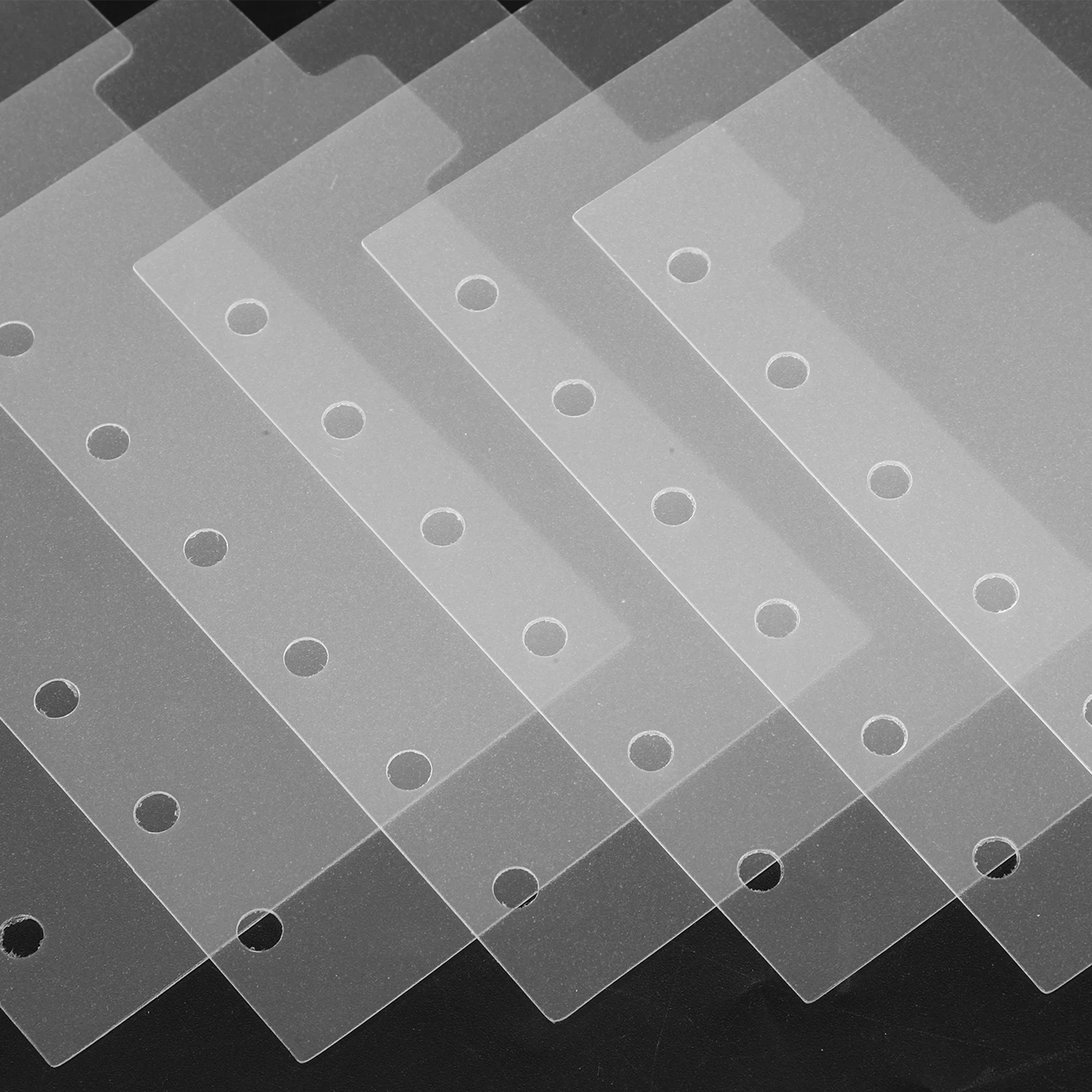 

Plastic Binder Dividers 6 Ring Tabs Clear Design Page Separator For Notebooks Files Books Divider Stickers Supplies Tabs Notepad