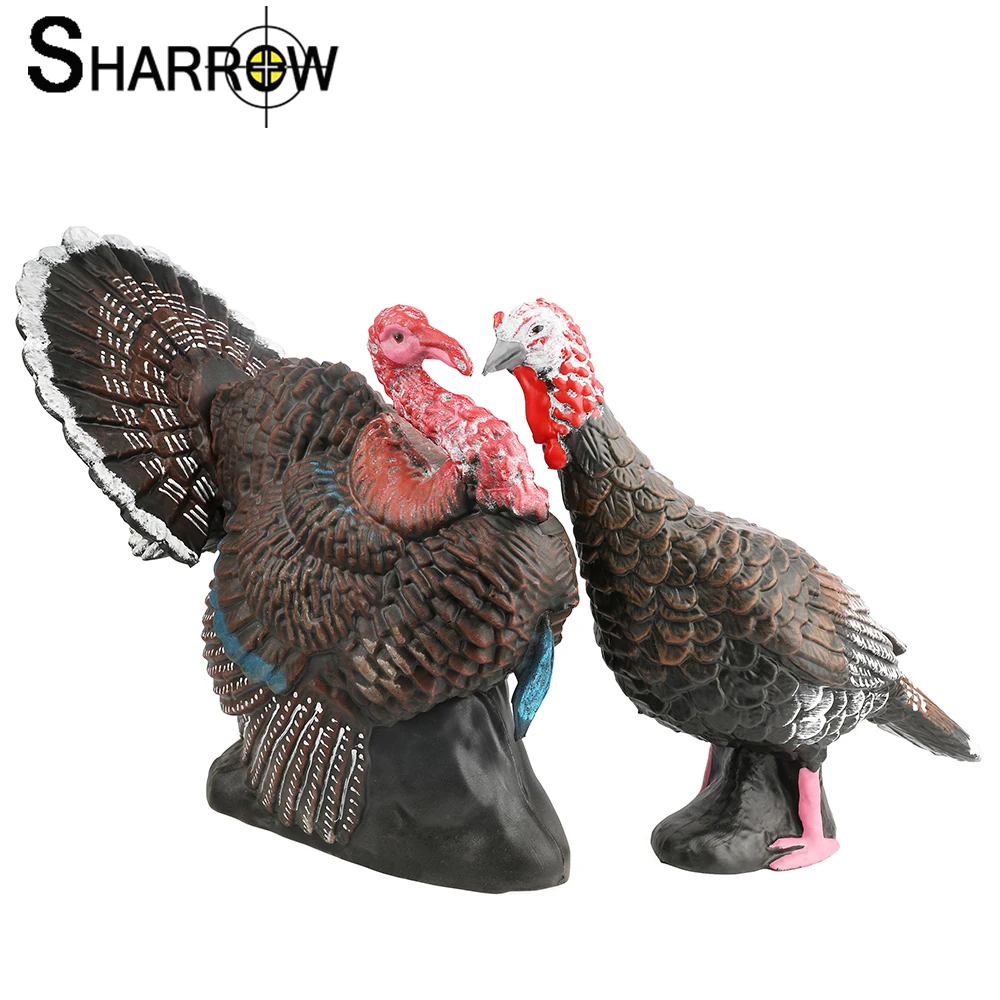 

3D PU Turkey Archery Target Bow Shooting Animal Model Outdoorshaped Portable Sports Shooting Practice Outdoor Sports Accessory