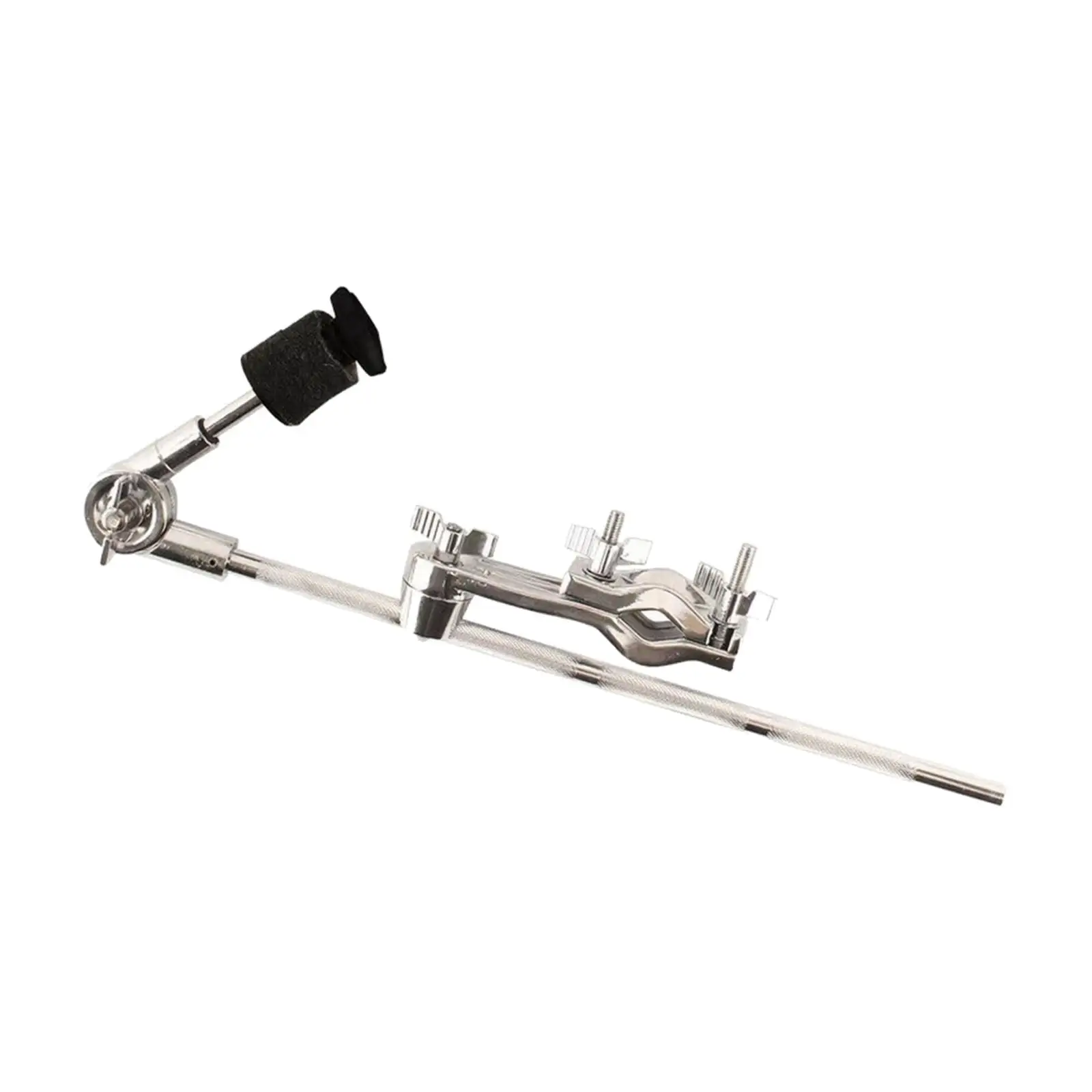 Cymbal Mount Clamp with Extension Arm Swivel Style for Drum Kit Hardware Practice Performance Accessory