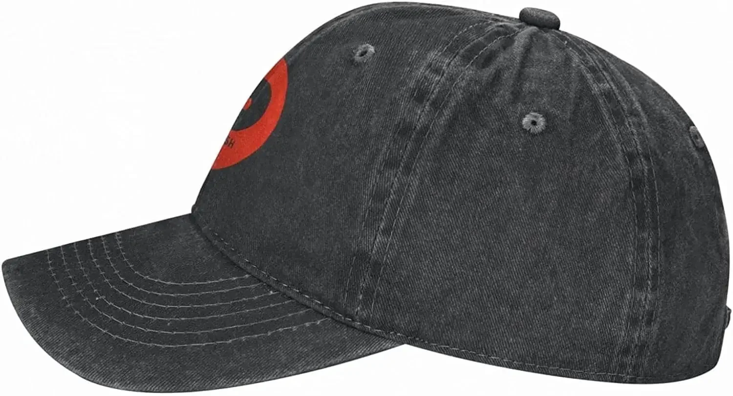 Doordash-Sombrero de vaquero Vintage, gorra de béisbol ajustable, sombreros de camionero, negro